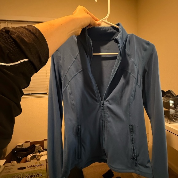 Women's Blue Utility Jacket - Picture 3 of 4